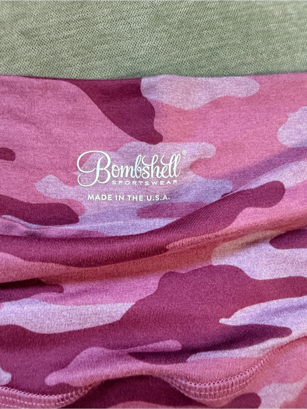 Bombshell Sportswear Pink Camo Women's Shorts - Picture 2 of 5